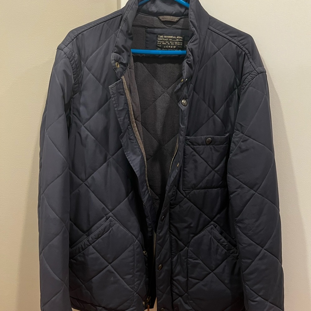 J.Crew Men’s Quilted Jacket Size Large
